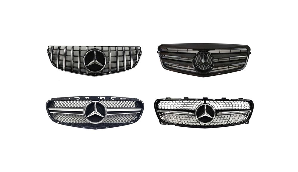 Решітка радіатора mercedes решотка мерседес w221w205w212w203w117w211