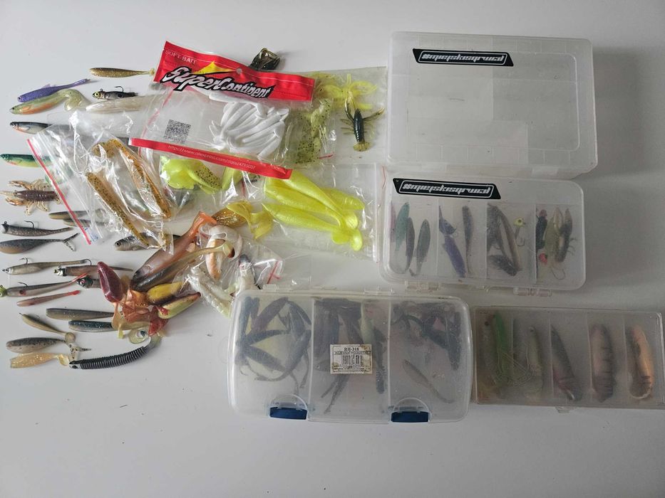 Zestaw przynęt gumowych