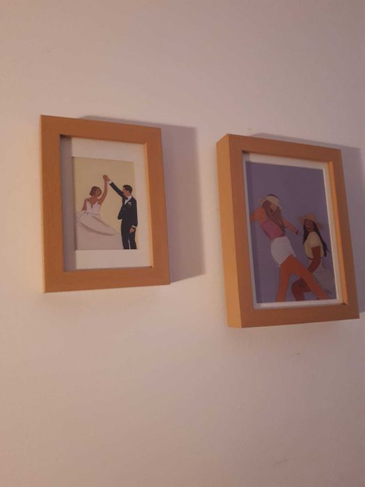 Quadro Personalizado com retrato Cartoon, ideal para prenda