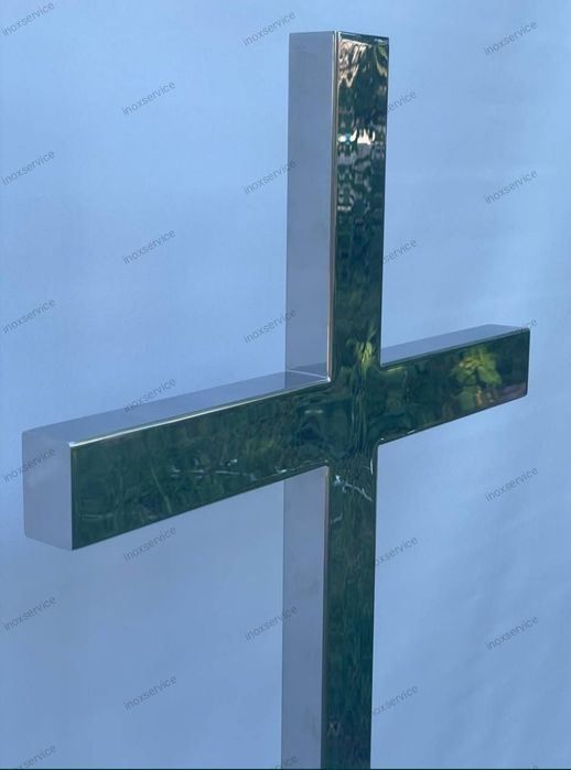 Хрест з нержавіючої сталі на могилу Крест из нержавейки на могилу