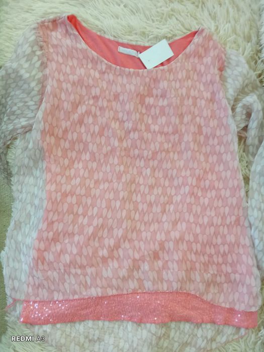 Bluzka, tunika, SILK, jedwab naturalny, włoska, nowa, jedwabna