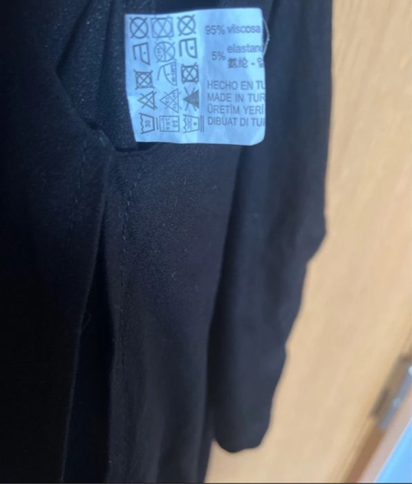 Jumpsuit preto Pull&Bear