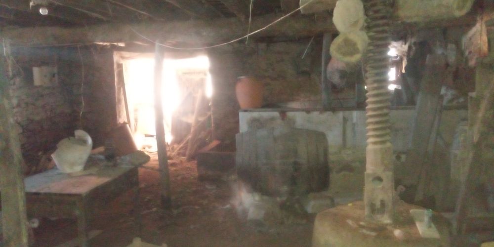 Adega Lagar de vara em pedra bicentenário