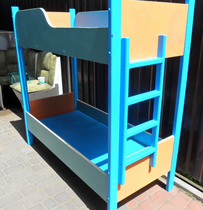 Детская двухъярусная кровать,  двоповерхове ліжко з ящиком