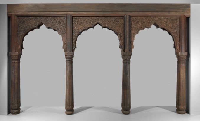 Arcada Indiana 3 arcos em madeira