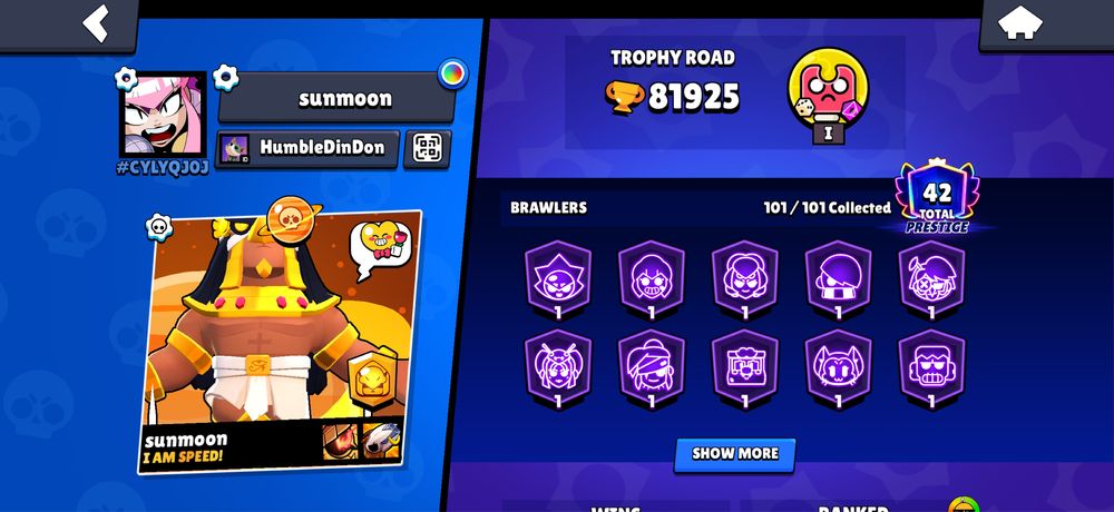 Акаунт у Brawl Stars