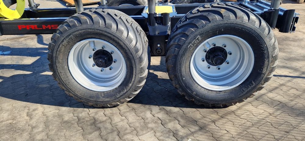 PALMS 14D 5.75   Przyczepa leśna do drewna 14 ton z żurawiem 7,5 m