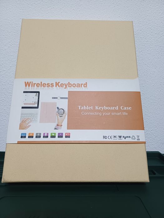 Capa TABLET e teclado wireless[10 metros]