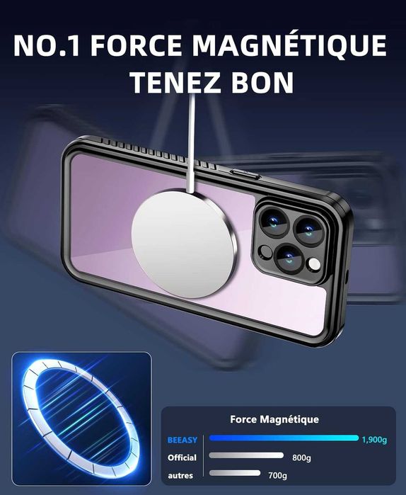 Alogy etui wodoodporne do iPhone 14 Pro Max Magsafe pyłoszczelne