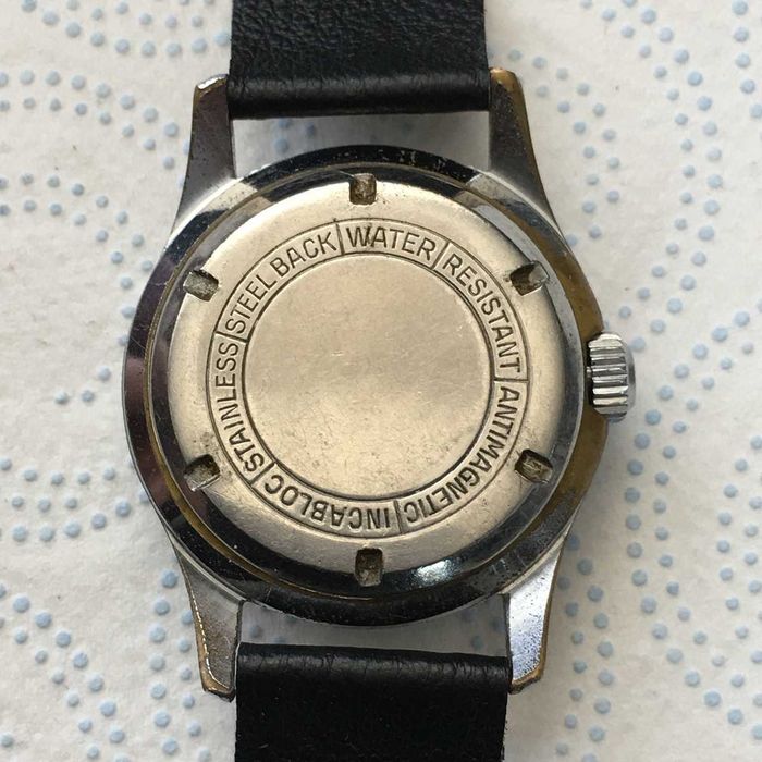 Zegarek vintage DELAWARE 17j Bulls Eye sprawny bez serwisu
