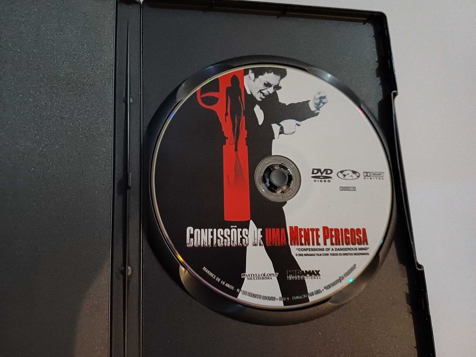 DVD Confissões de uma mente perigosa, George Clooney, c Drew Barrymore