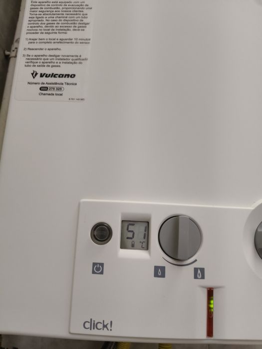 Vendo esquentador Vulcano 14L Gás de botija em muito bom estado