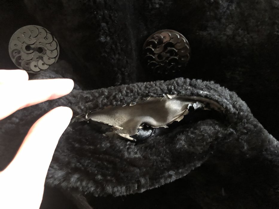 Мутонова шуба - б/у