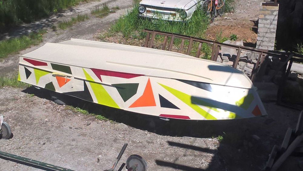 лодка Прогресс с мотором Johnson 40