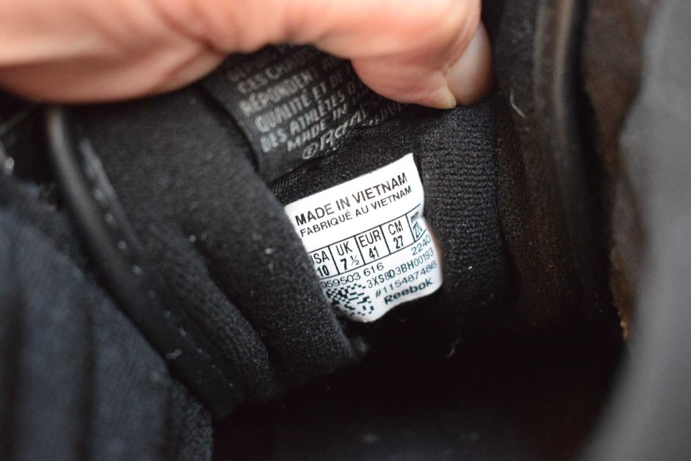 кожаные кроссовки туфли кеды сникеры Reebok р. 41