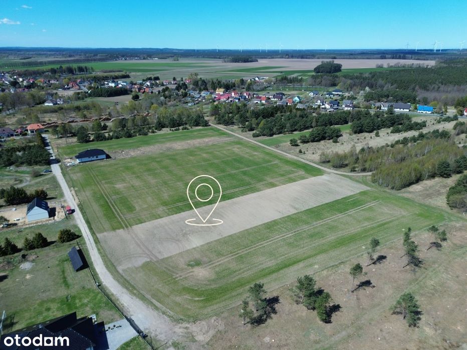 Regularna działka 988 m² wśród nowych domów