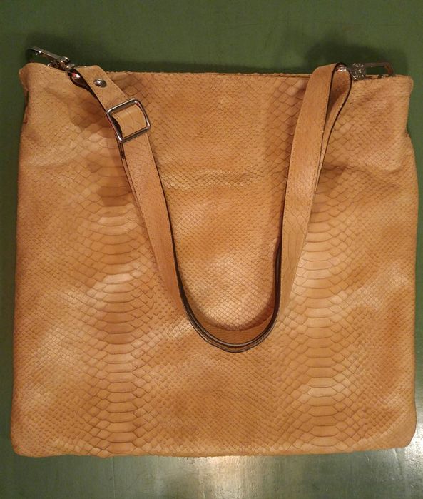 Сумка большая почтальонка crossbody Abro кожа Германия