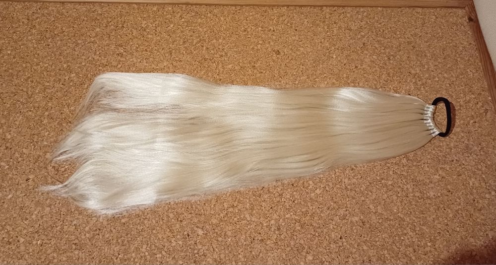 Extensão de cabelo comprido, rabo
de cavalo. Novo.