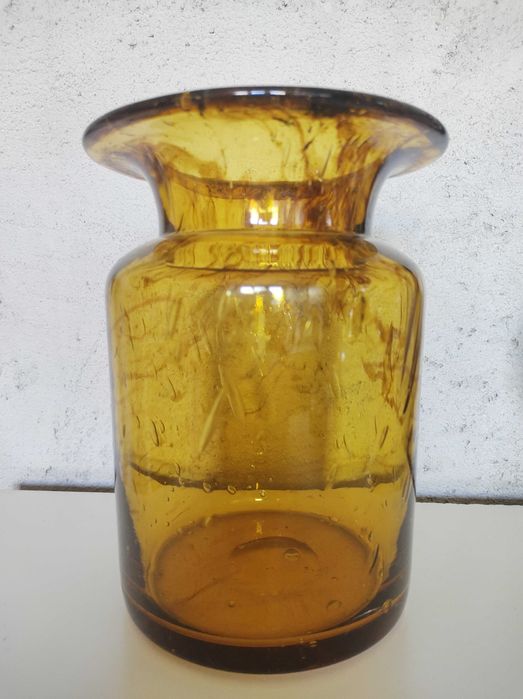 Wazon Antico Huta Szkła Zawiercie Proj. Józef Podlasek lata 60/70 PRL