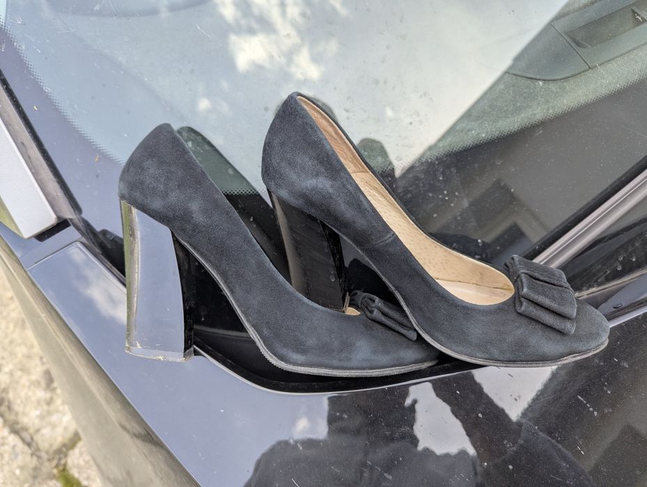 Туфлі жіночі замшеві