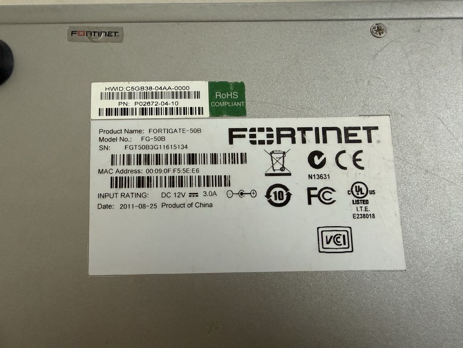 Fortinet FortiGate 50b