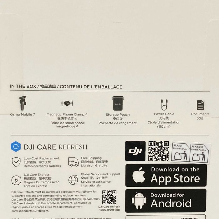 DJI Osmo Mobile 7 | SELADO | 3 ANOS DE GARANTIA