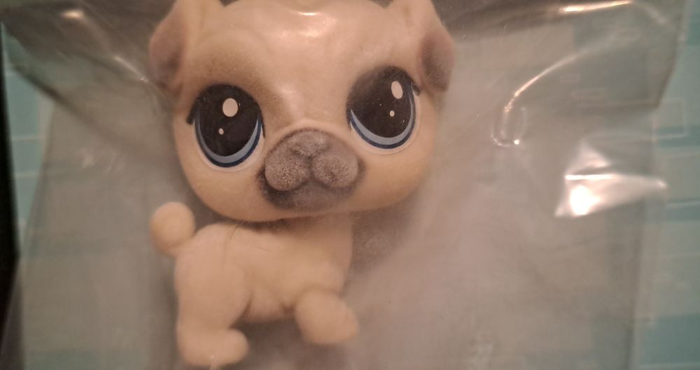 LPS #128 Pugson Fuzzypaws FUZZY NOWY w pudełku MISB Unikat Rare