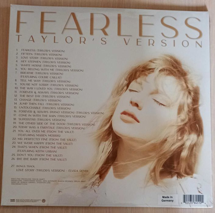 Taylor Swift - Fearless 3LP Gold