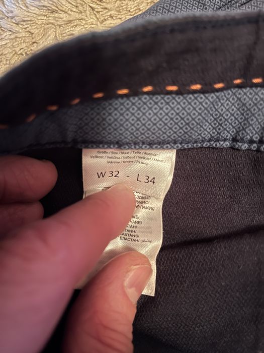 Spodnie męskie niebieskie