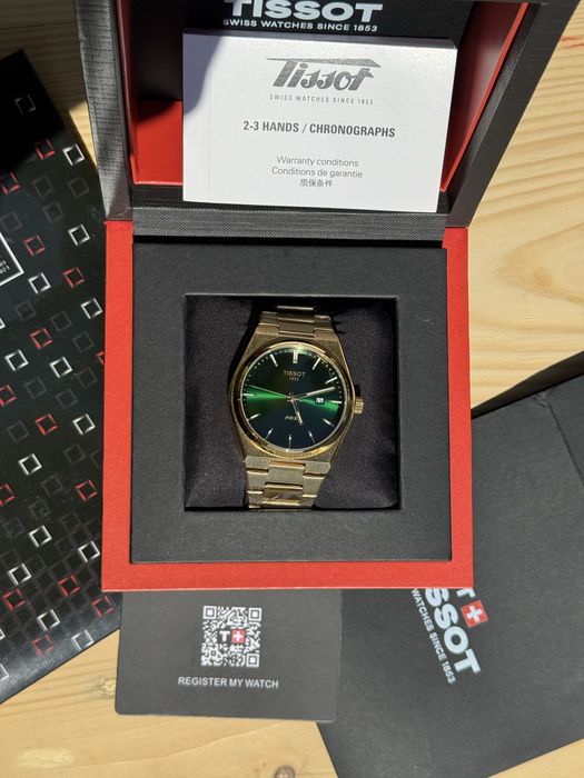 Годинник Tissot PRX Full Gold / Green — Без передплат / ФОП / 20+ відгуків