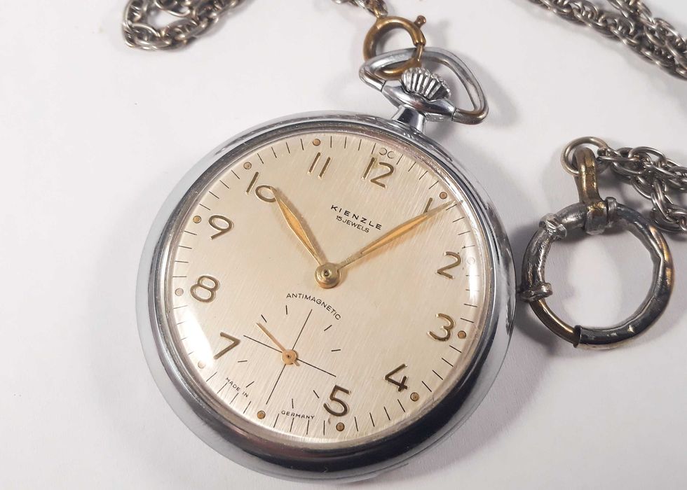 Zegarek kieszonkowy niemiecki Kienzle 15 kamieni