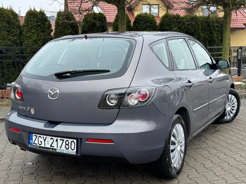 Mazda 3 xenon  2008 rok 1.6 diesel bez rdzy bardzo ladna zadbana