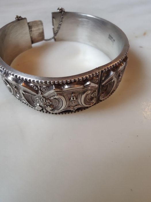 Pulseira de prata de lei " Rosas de Portugal"