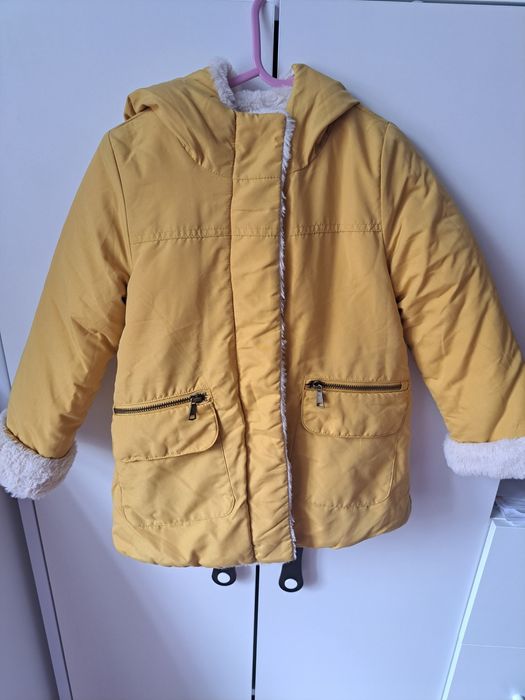 Płaszczyk płaszcz zimowy kurtka zimowa  z futerkiem coccodrillo 110