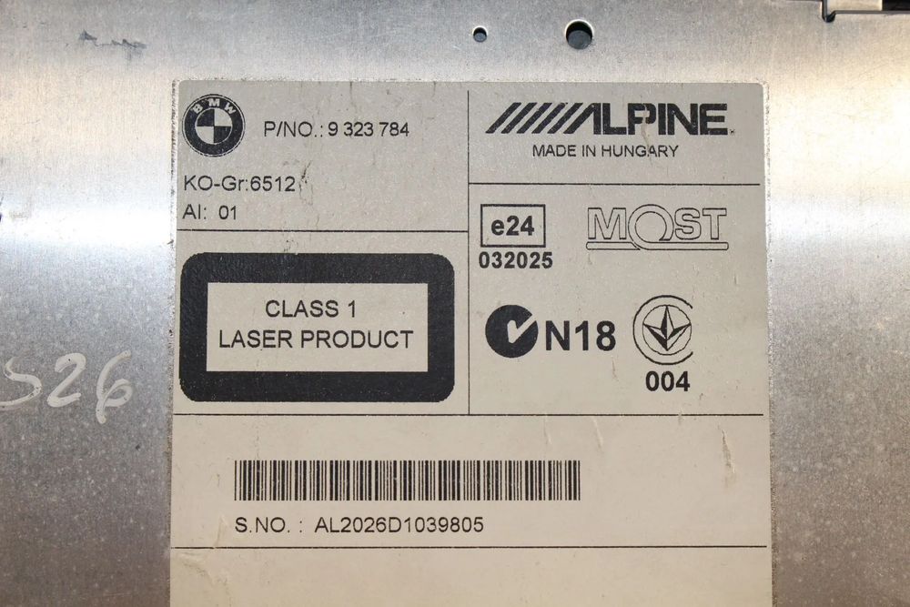 Rádio / auto-rádio BMW 5 (F10)
