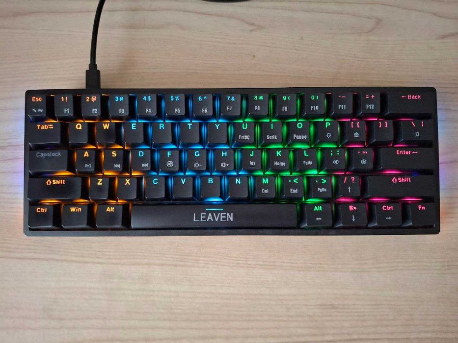 keyboard leavenk620 61-keycaps
