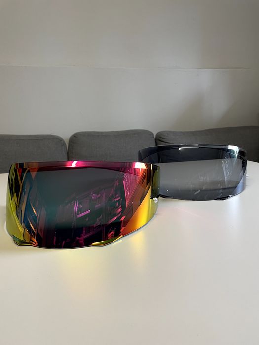 Komplet Szyb / Wizjerów do kasku HJC i90 i91 HJ-33 – Nowe, Rose Red & Light Black (2562)