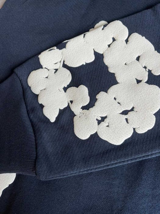 Denim Tears The Cotton Wreath Sweatshirt Navy