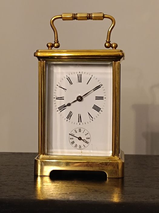 Francuski zegar powozowy, oficerski, kareciak.