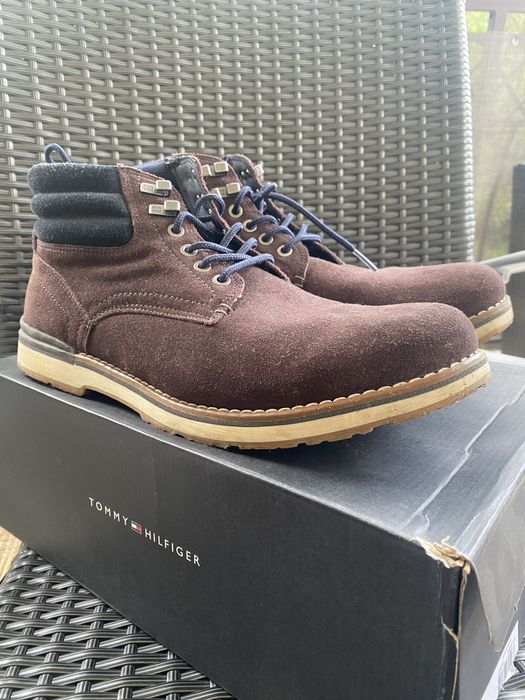 Buty trzewiki jesienno-zimowe Tommy Hilfiger, rozmiar 44