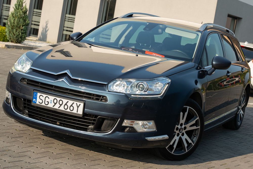 Citroën C5 Perfekcyjny Exclusive 2.0 HDI 163PS Hydro Bi Xenon Skóra Navi PDC MAX