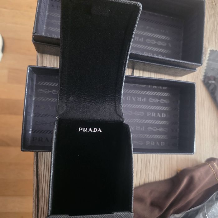 Etui na okulary Markowe & Wzorzyste (Prada, Ray-Ban, Ferrari, Jimmy Choo) + Ściereczki | NOWE