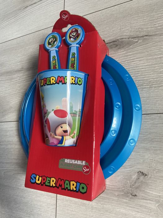 Zestaw plastikowy dla dzieci Super Mario