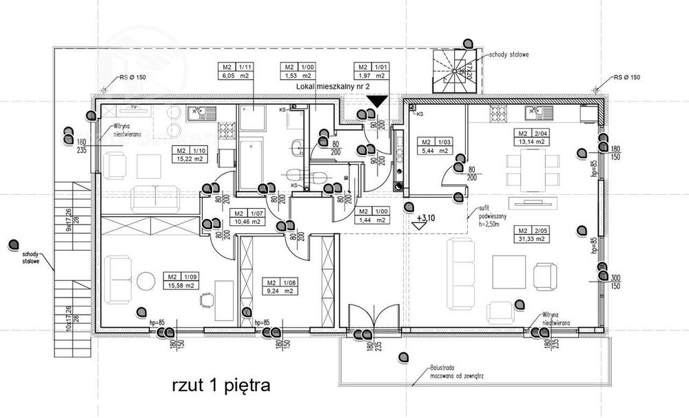 Nowoczesny dom 330 m²