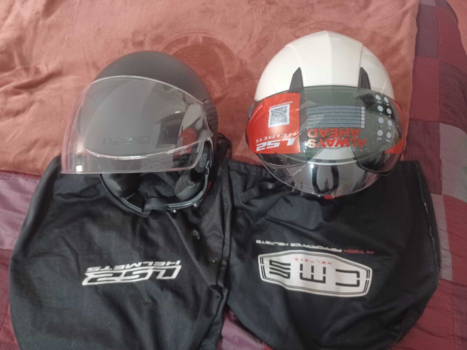 Capacetes impecaveis