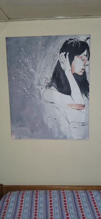 Quadros pintura óleo par