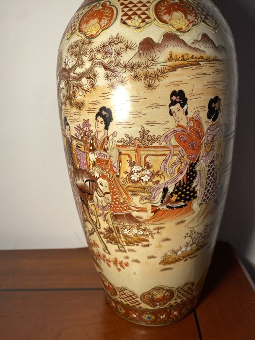 Vaso Chinês Decorativo Grande – 45 cm