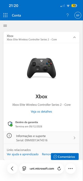 Comando Elite V2 Core xbox