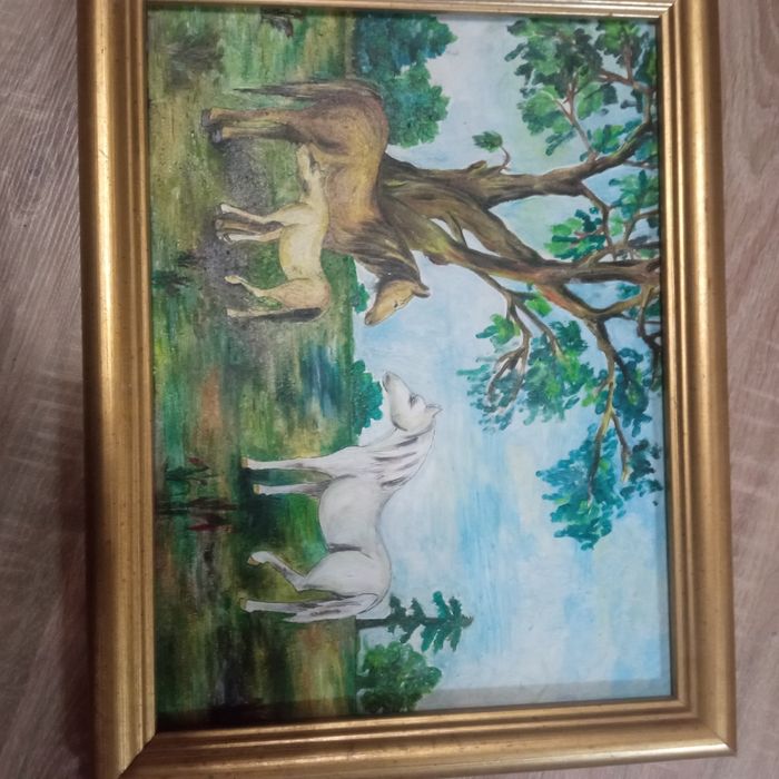 Картини мальовані фарбами