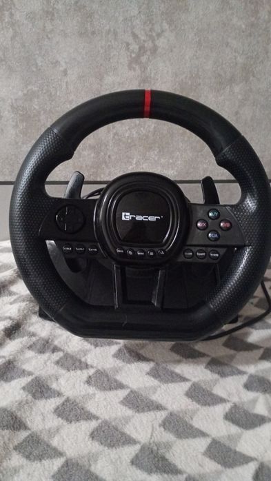 Ігровий комплект Tracer SimRacer 6в1: кермо з педалями та коробкою передач  в новому стані